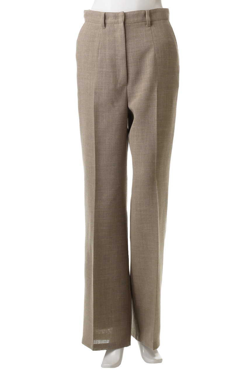 CLANE(クラネ)｜CENTER CLEASE STRAIGHT PANTS/パンツ/IVORY の