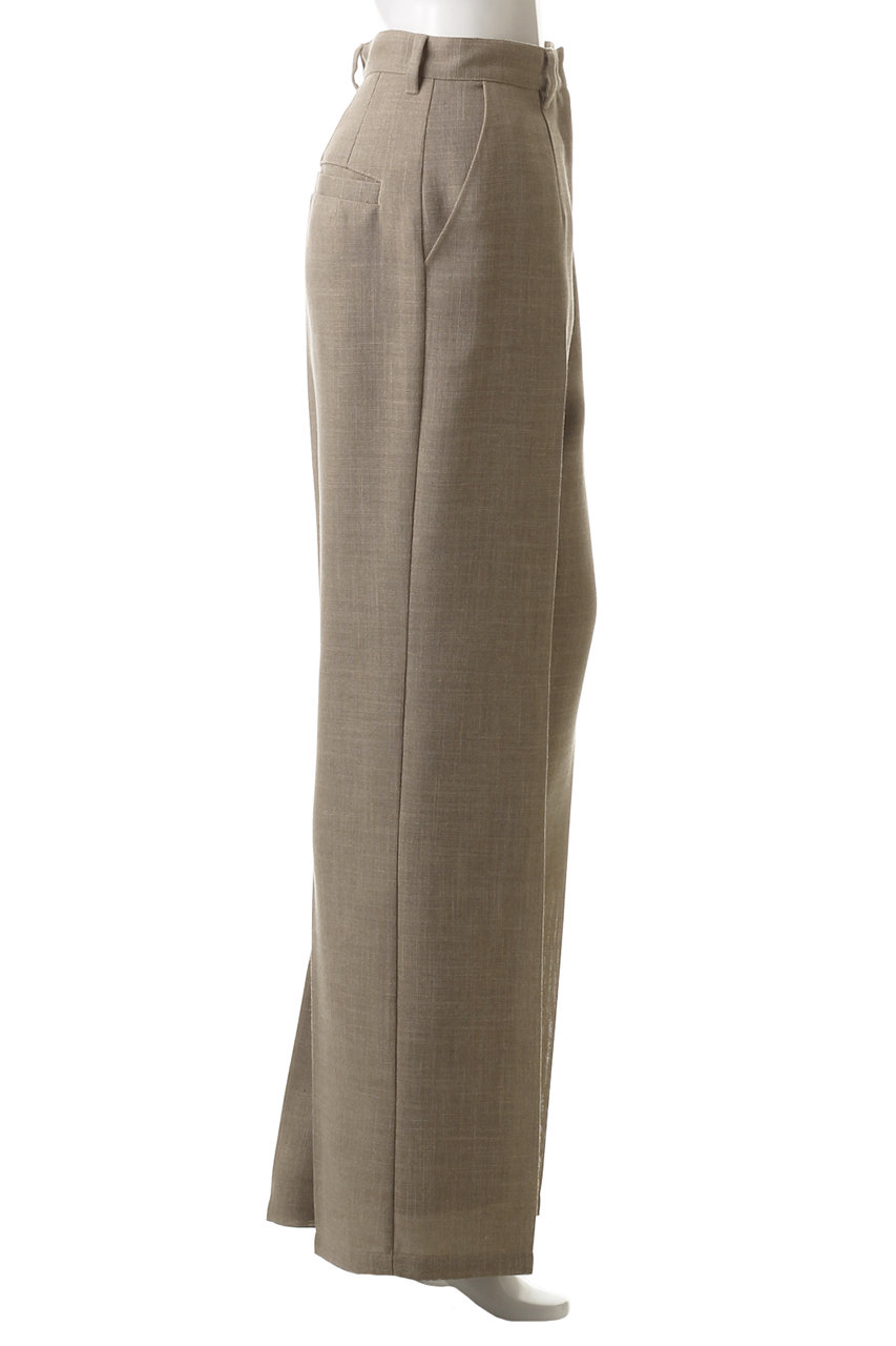 CLANE(クラネ)｜CENTER CLEASE STRAIGHT PANTS/パンツ/IVORY の