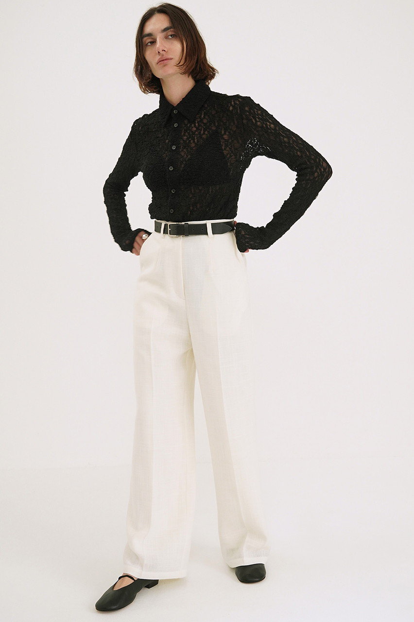 CLANE パンツ CLANE/クラネ/HIGH WAIST SIDE LINE PANTS