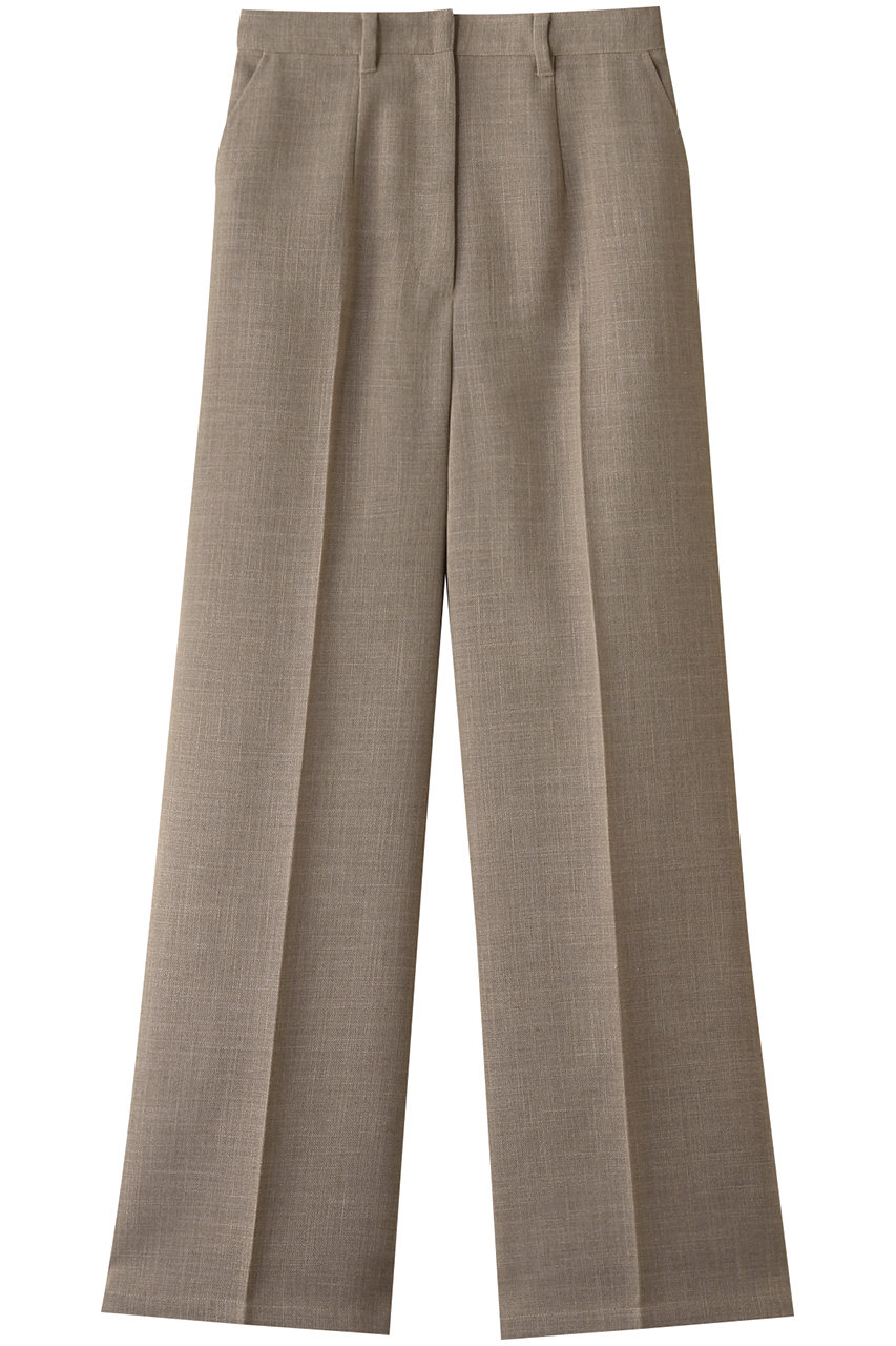 CLANE CENTER CLEASE STRAIGHT PANTS/パンツ (BEIGE, 2) クラネ ELLE SHOP CLANE CENTER CLEASE STRAIGHT PANTS/パンツ (BEIGE, 2) クラネ ELLE SHOP