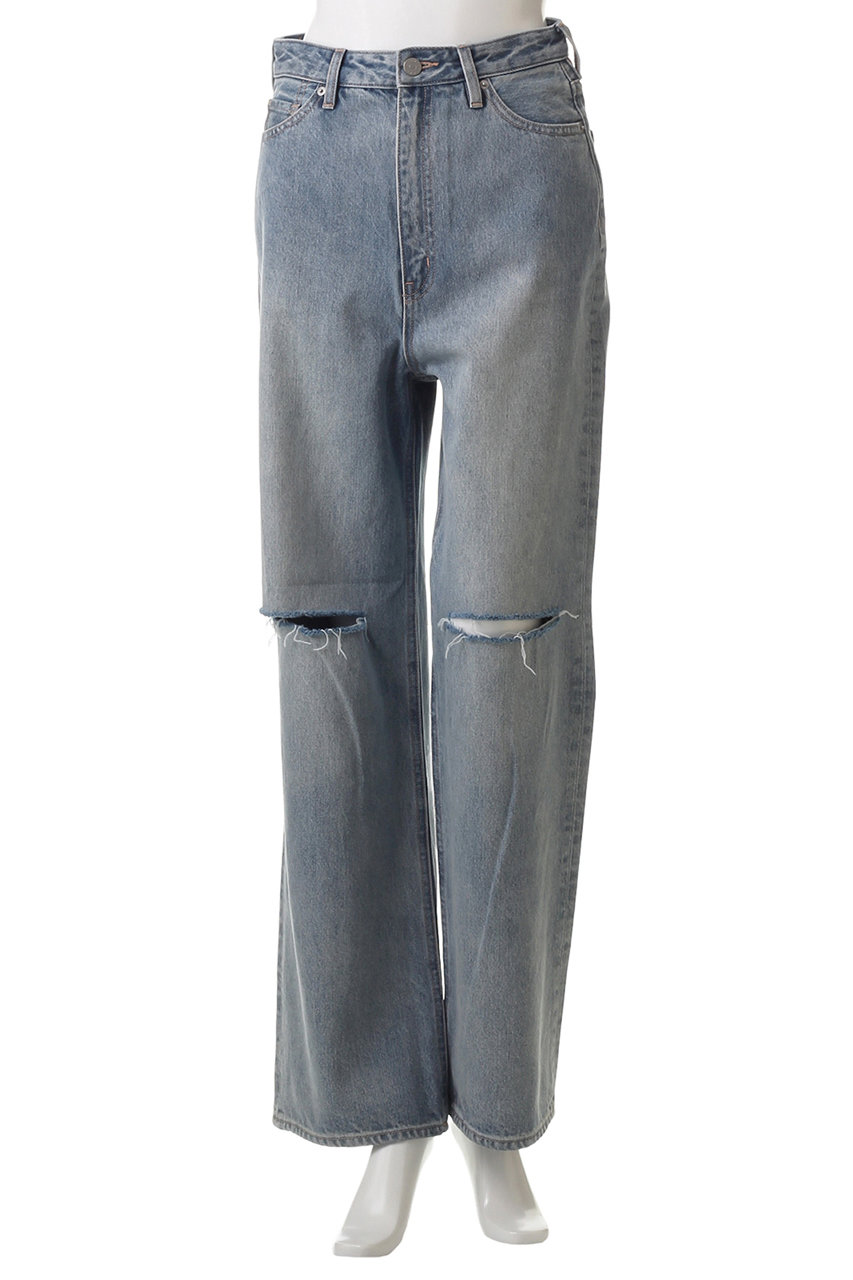CLANE(クラネ)｜SLASH CUT DENIM PANTS/デニムパンツ/INDIGO の通販  
