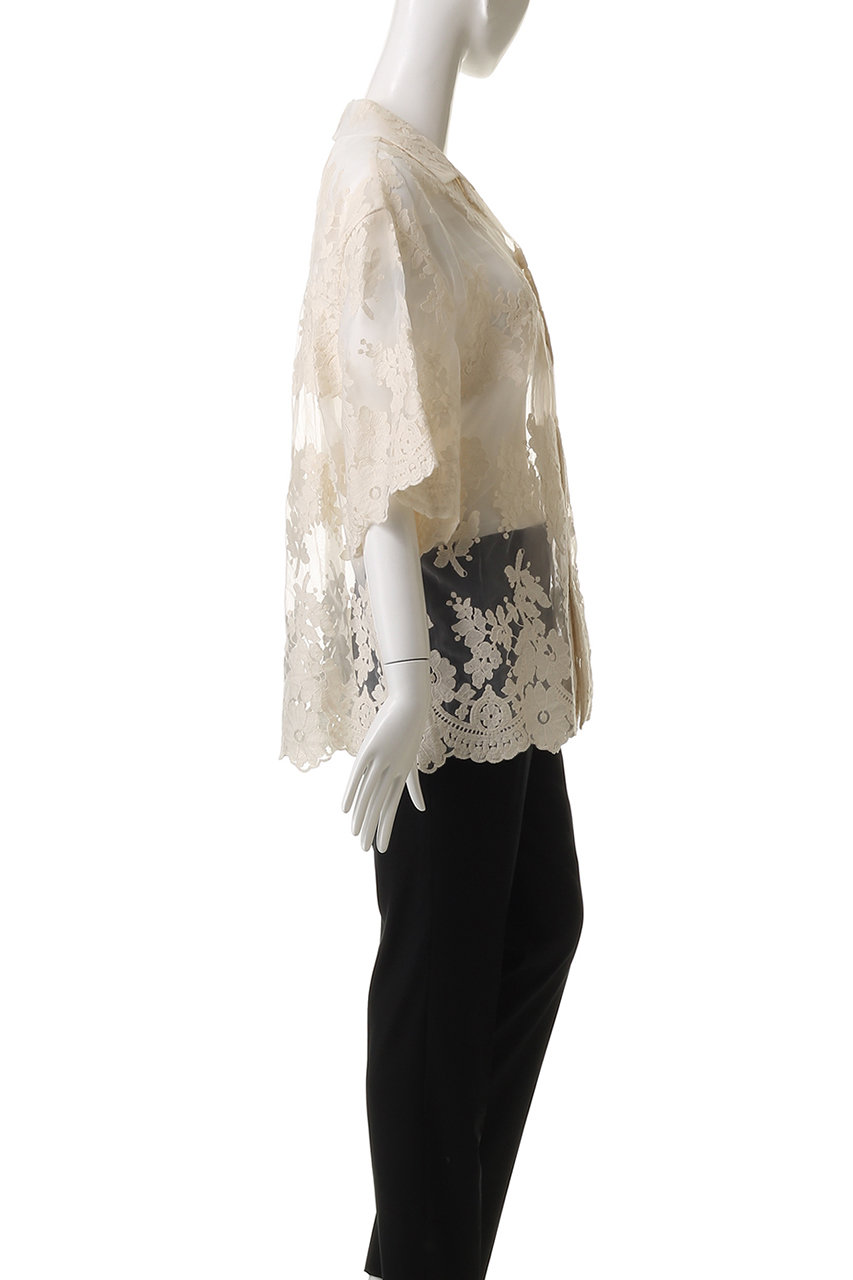 トップス CLANE SHEER FLOWER SHORT SLEEVE SHIRTS SHEER FLOWER SHORT SLEEVE SHIRTS｜TOPS(トップス)｜CLANE