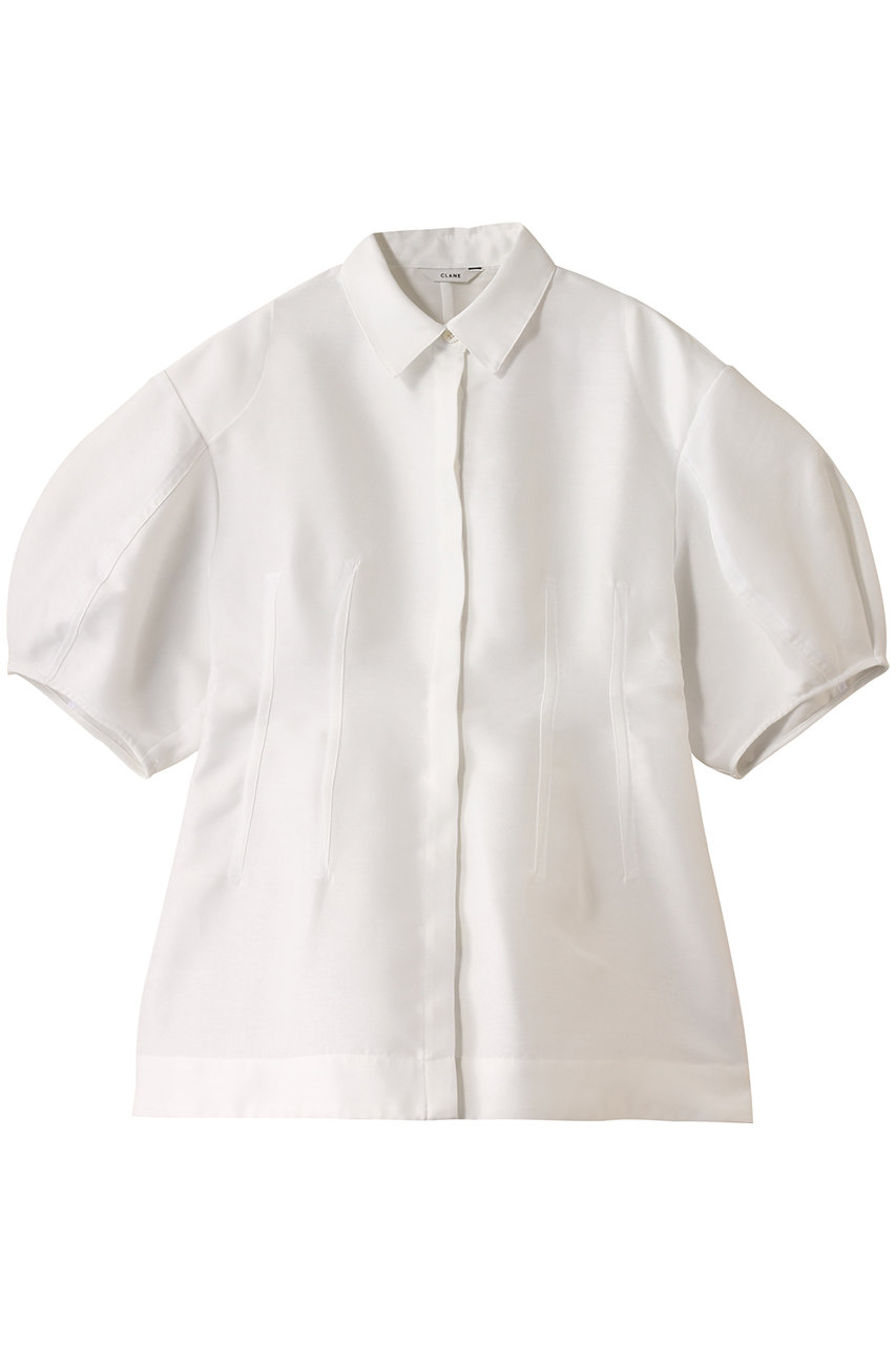 CLANE WAIST SHAPE PAFF SLEEVE TOPS/トップス (IVORY, 1) クラネ ELLE SHOP CLANE WAIST SHAPE PAFF SLEEVE TOPS/トップス (IVORY, 1) クラネ ELLE SHOP