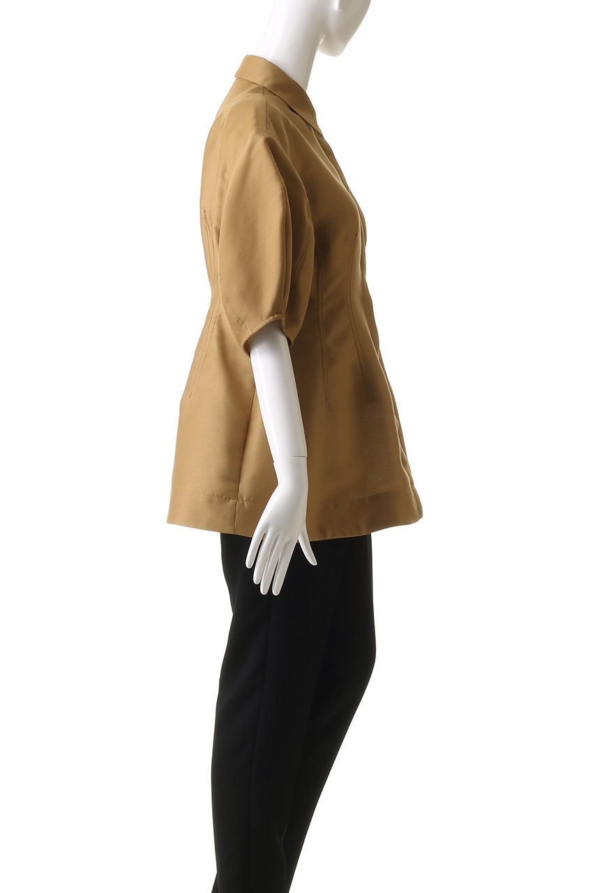 CLANE(クラネ)｜WAIST SHAPE PAFF SLEEVE TOPS/トップス/IVORY