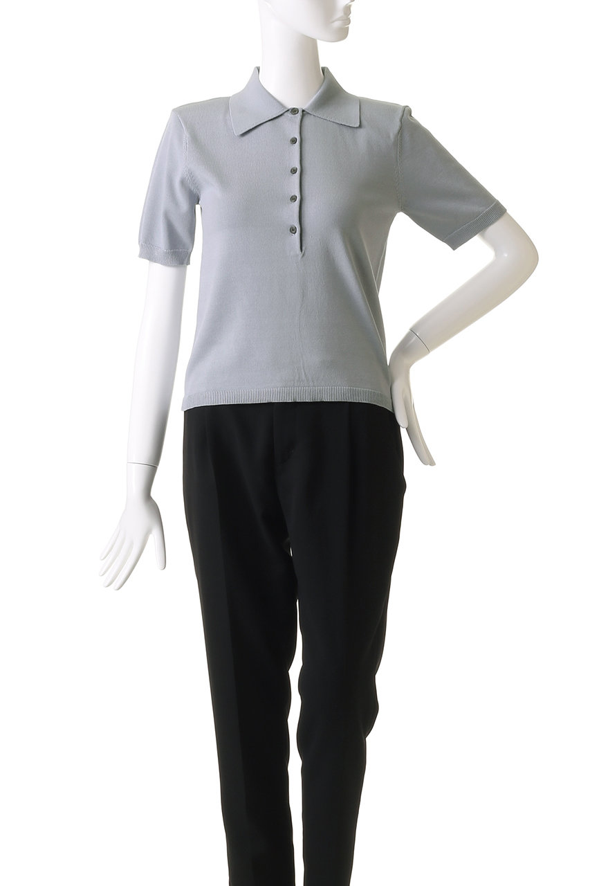 SHOULDER PADS POLO KNIT TOPS｜TOPS(トップス)｜CLANE OFFICIAL