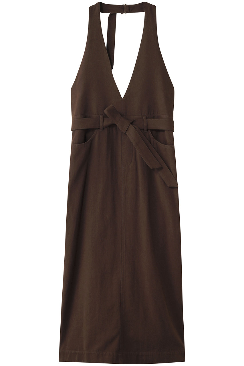 CLANE HALTER NECK LOW WAIST ONEPIECE/ワンピース (BROWN, 0) クラネ ELLE SHOP CLANE HALTER NECK LOW WAIST ONEPIECE/ワンピース (BROWN, 0) クラネ ELLE SHOP