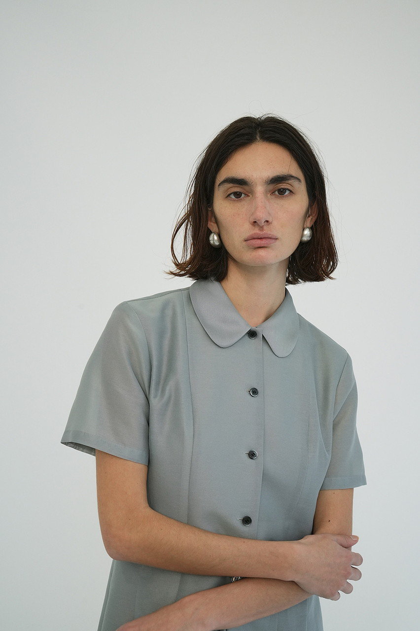 CLANE(クラネ)｜FULFFY SHEER H/S SHIRT ONEPIECE/ワンピース