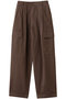 WIDE TUCK WORK PANTS/パンツ クラネ/CLANE BROWN