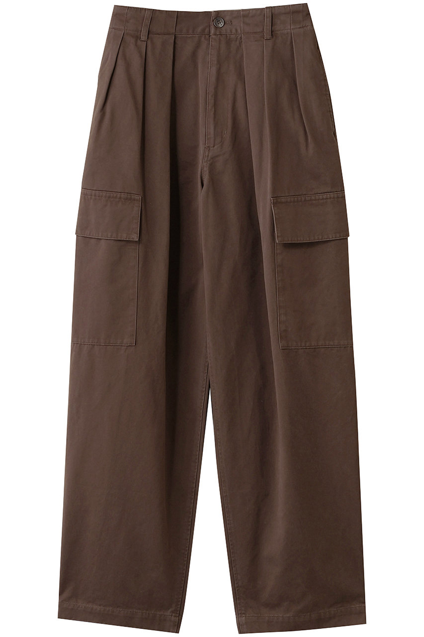 クラネ/CLANEのWIDE TUCK WORK PANTS/パンツ(BROWN/19110-7172)