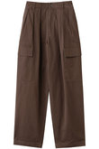 CLANE(クラネ)｜WIDE TUCK WORK PANTS/パンツ/KHAKI の通販｜ELLESHOP
