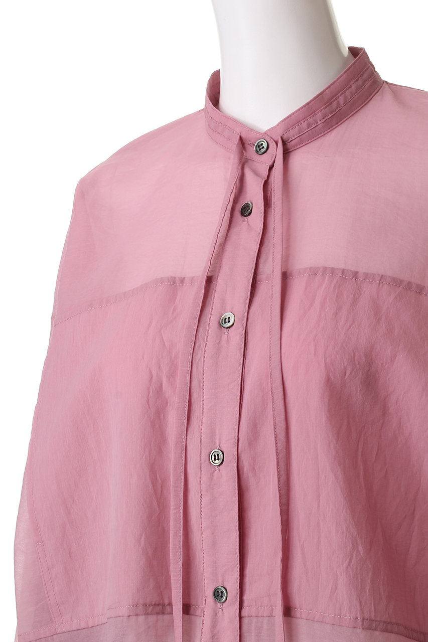 CLANE(クラネ)｜SHEER DOLMAN SHIRTS/シャツ/ブラウス/PINK の通販
