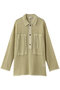 MESH POCKET OVER SHIRTS/シャツ/ブラウス クラネ/CLANE MINT