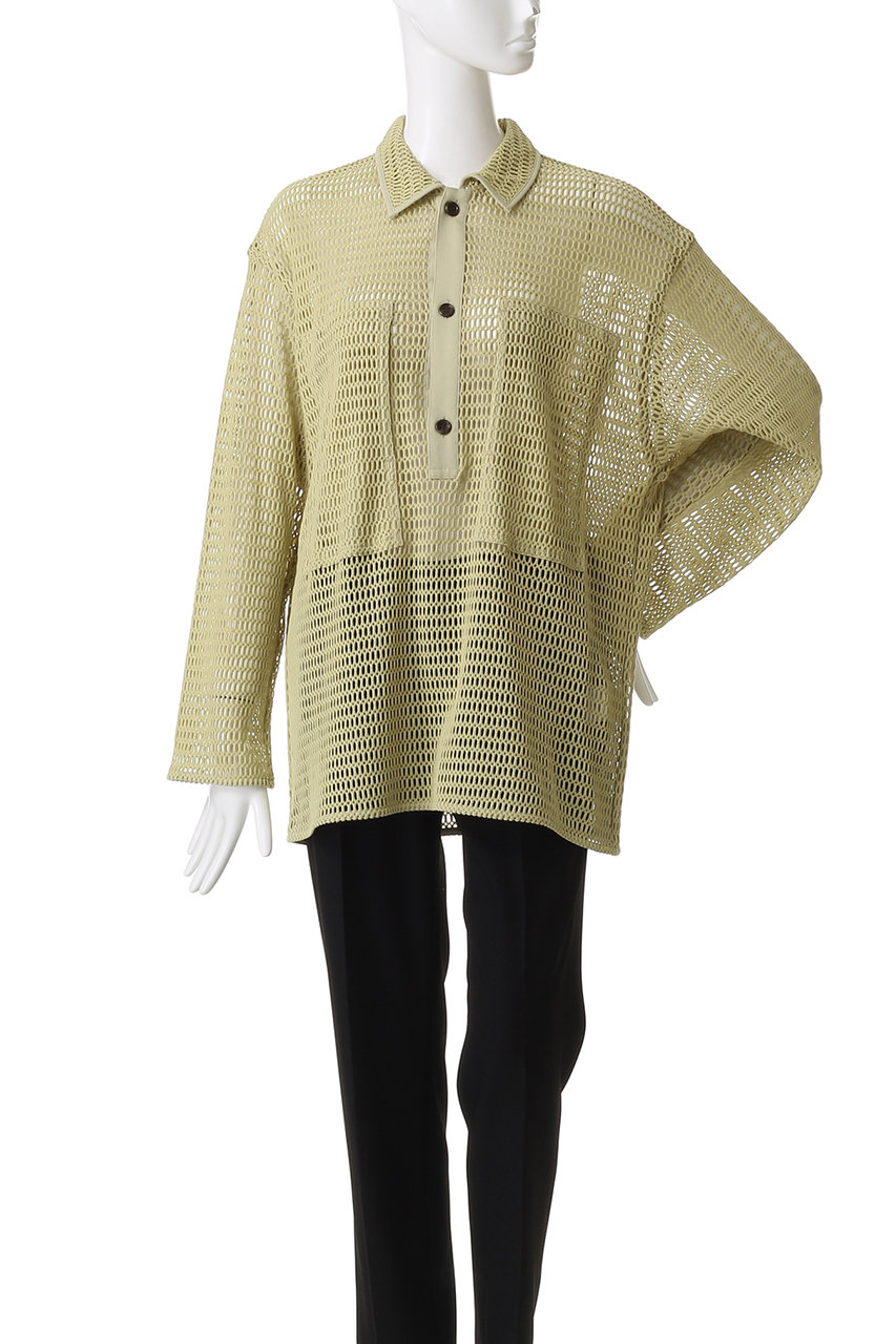 CLANE MESH POCKET OVER SHIRTS 3色 CLANE/クラネ】MESH POCKET OVER SHIRTS/メッシュポケット