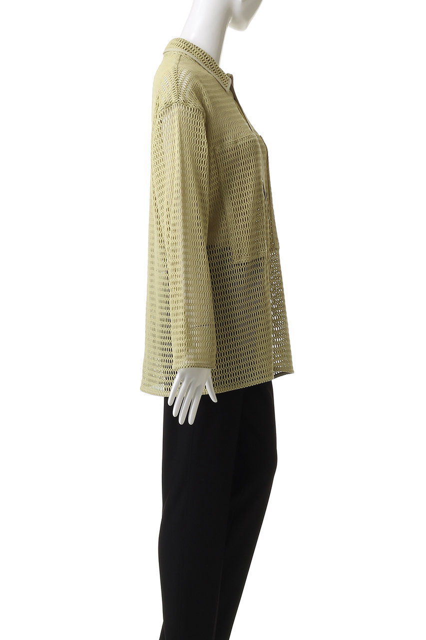 CLANE(クラネ)｜MESH POCKET OVER SHIRTS/シャツ/ブラウス/MINT