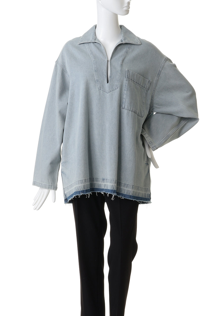 トップス CLANE DENIM OVER SKIPPER SHIRTS DENIM OVER SKIPPER SHIRTS｜TOPS(トップス)｜CLANE OFFICIAL