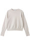 BASIC COMPACT KNIT TOPS/ニット クラネ/CLANE IVORY