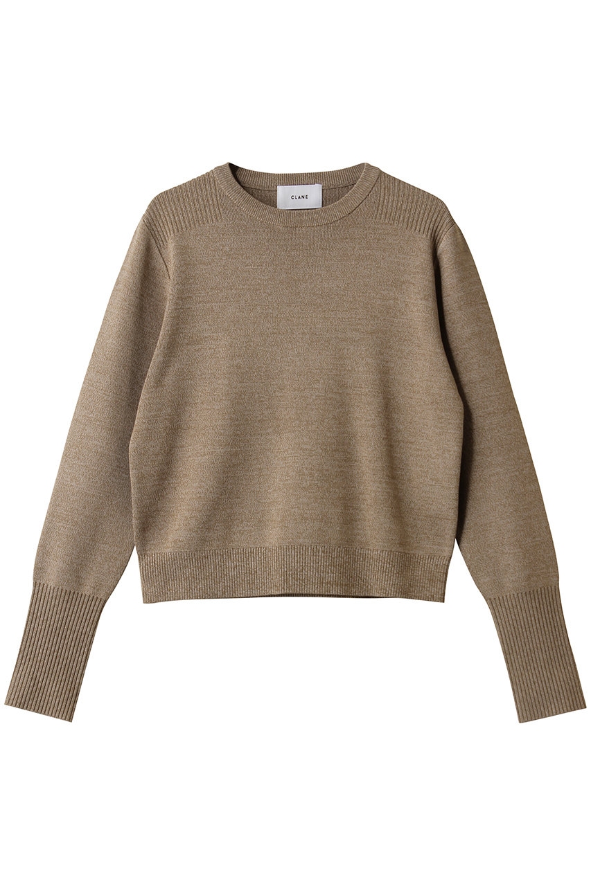 クラネ/CLANEのBASIC COMPACT KNIT TOPS/ニット(BEIGE/19106-2162)