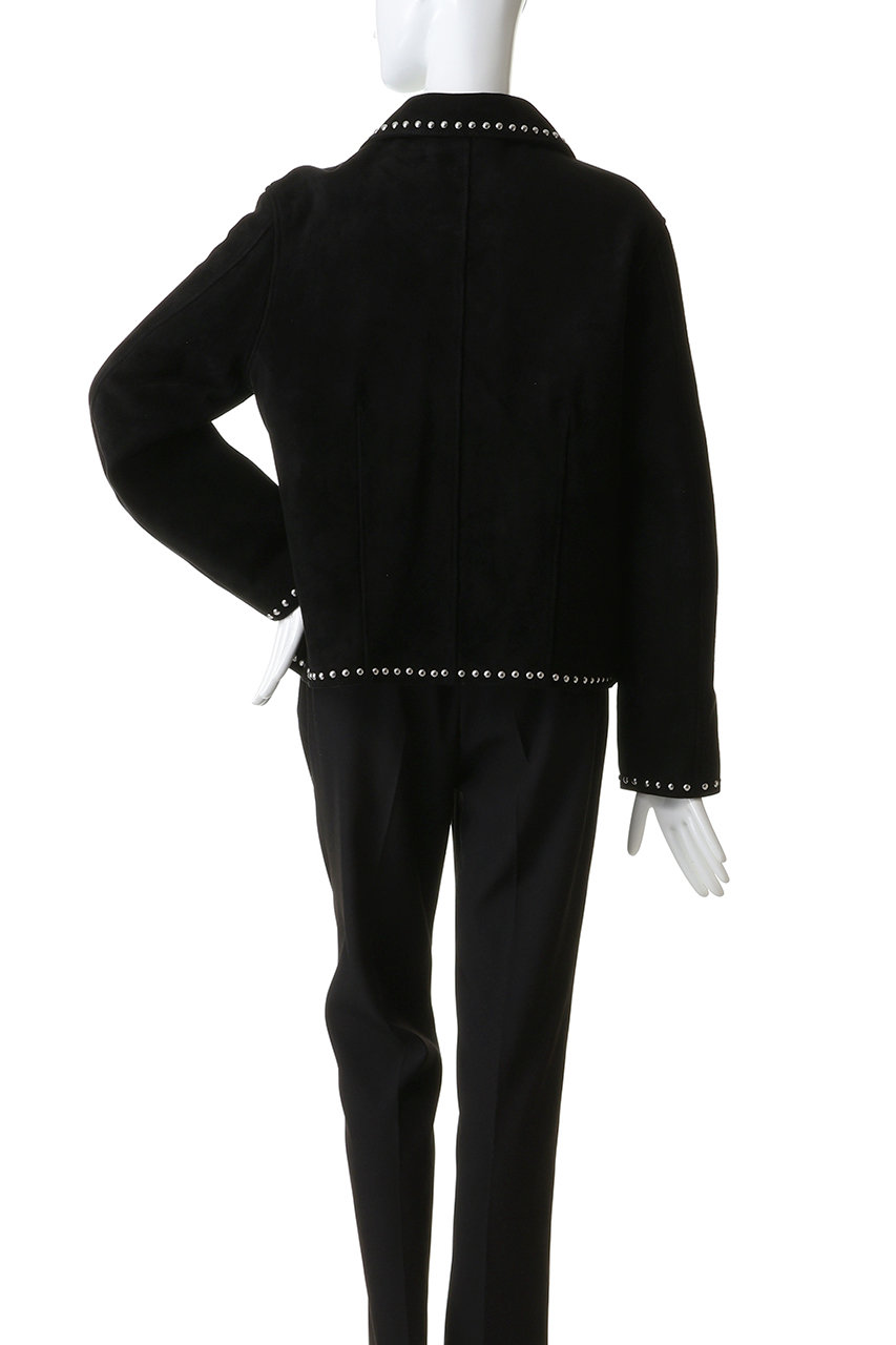 CLANE(クラネ)｜SUEDE STUDS BLOUSON/ジャケット/BLACK の通販