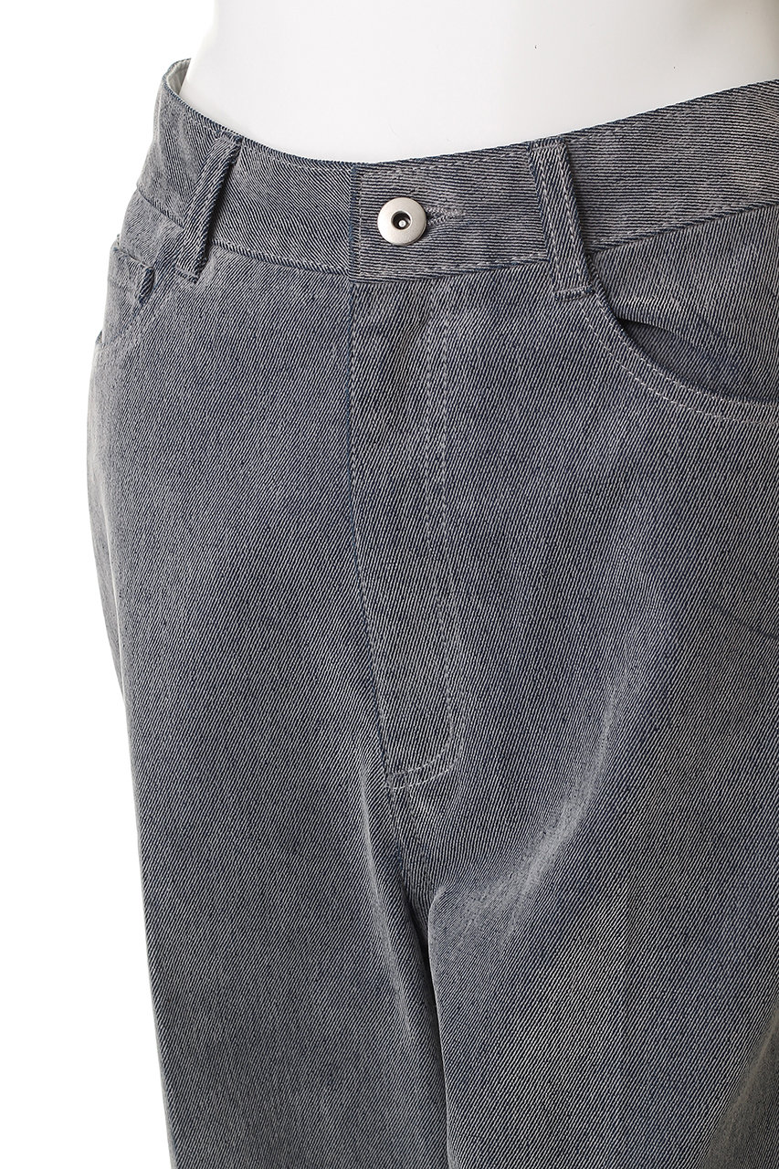 CLANE(クラネ)｜FLOCKY CENTER PRESS PANTS/GRAY の通販｜ELLESHOP