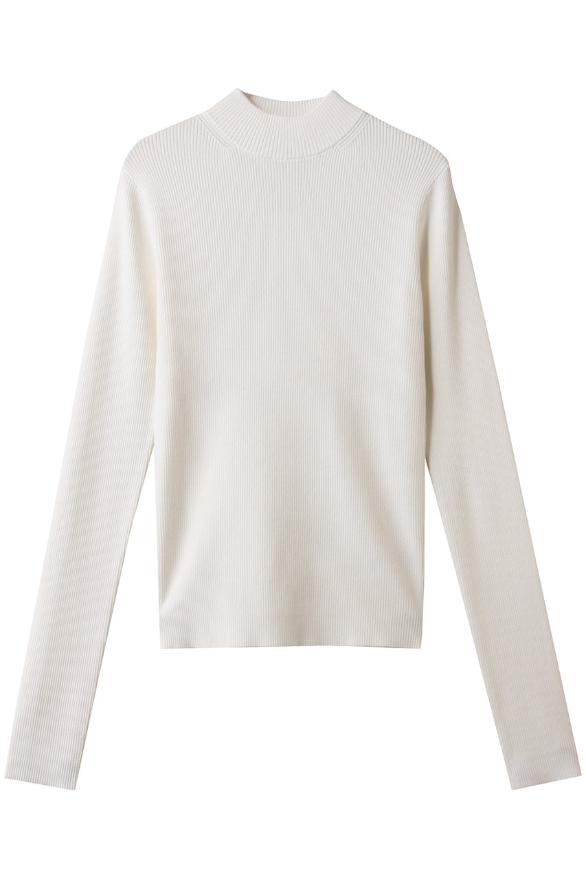 CLANE(クラネ)｜H/N RIB KNIT TOPS/WHITE の通販｜ELLESHOP・(エル