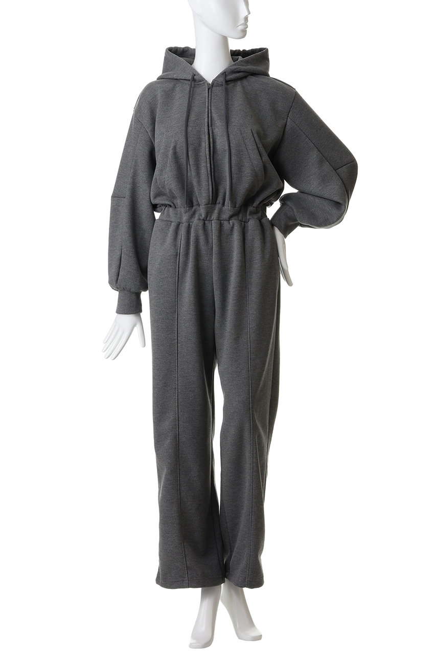 CLANE(クラネ)｜HOODED SWEAT ALL IN ONE/GRAY の通販｜ELLESHOP