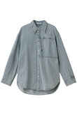 CLANE(クラネ)｜COMPACT DENIM SHIRTS/ICE BLUE の通販｜ELLESHOP
