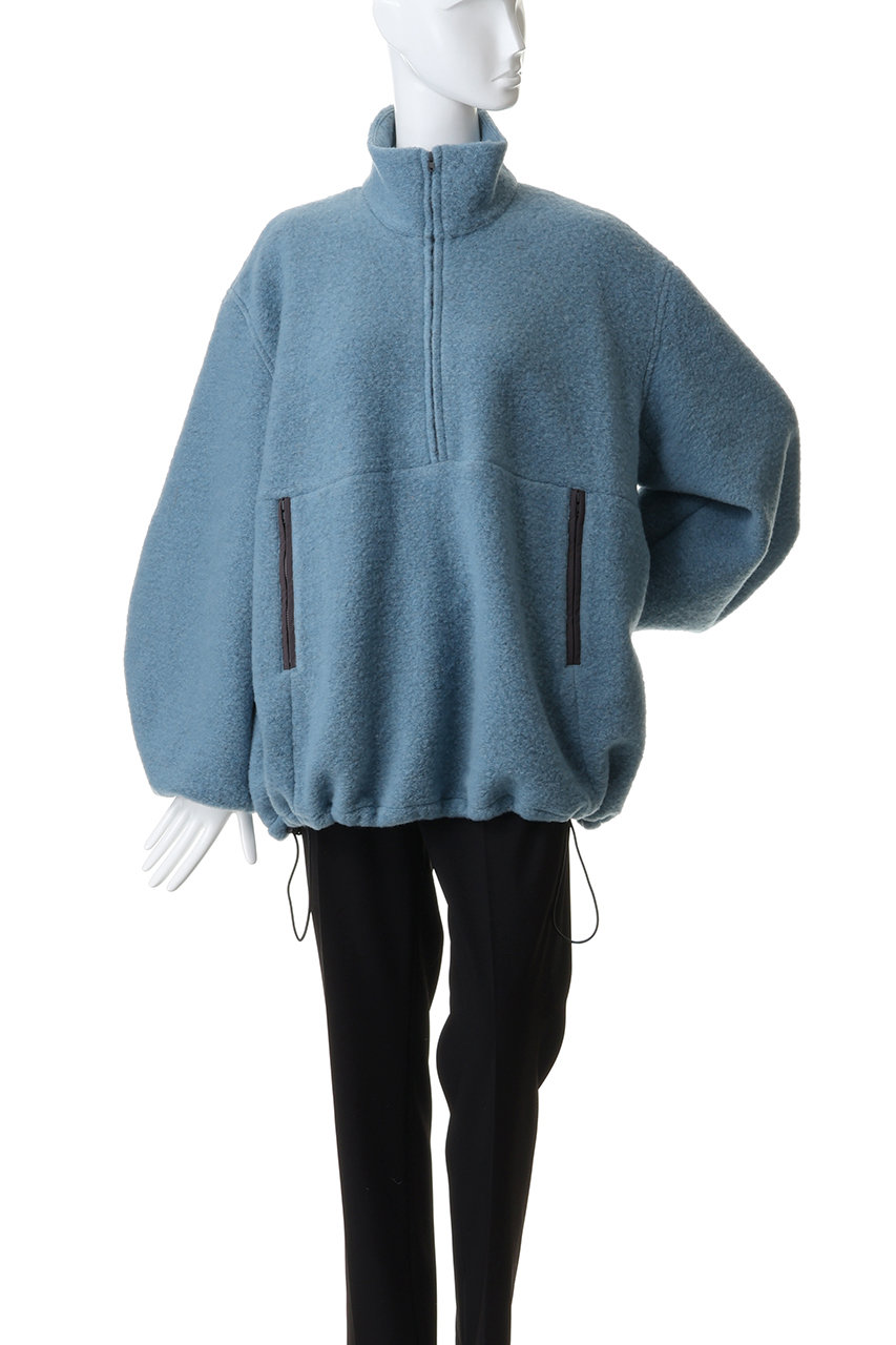 CLANE(クラネ)｜SLIVER HALF ZIP TOPS/IVORY の通販｜ELLESHOP・(エル