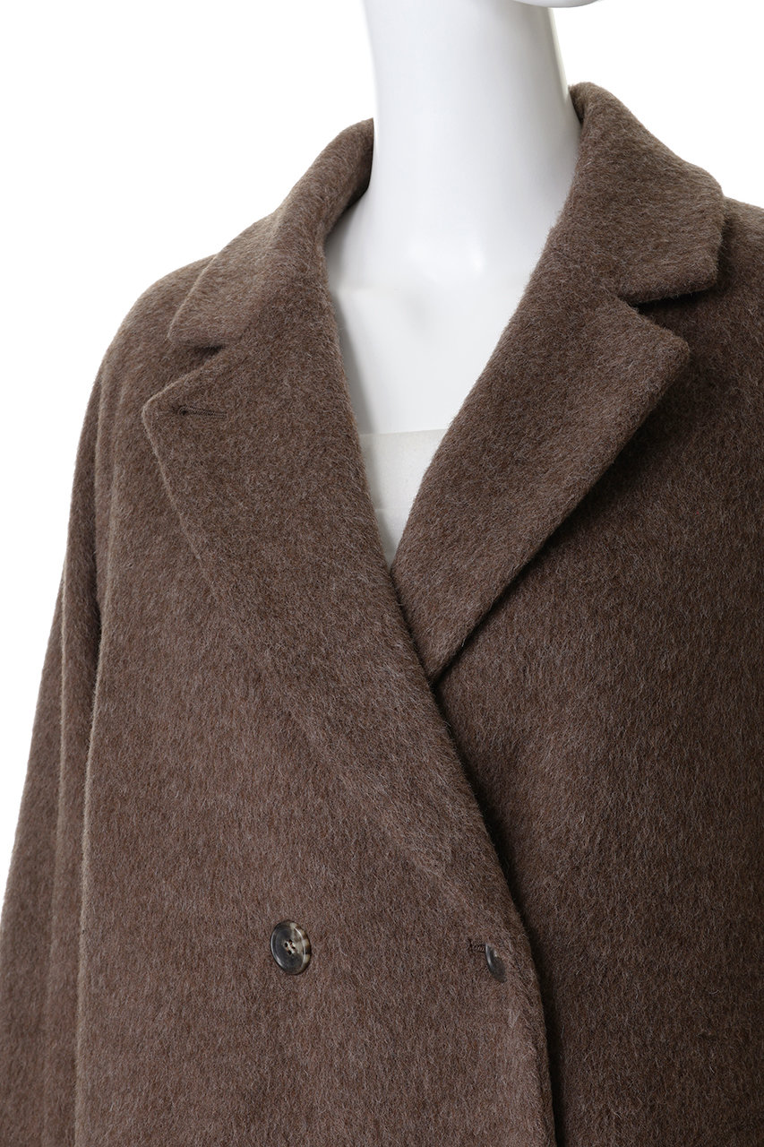 CLANE DOUBLE WOOL LONG COAT ブラウン　サイズ0 S 松本恵奈のMUST BUY-10月28日（金）発売の”DOUBLE WOOL LONG COAT 