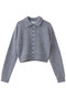 ANGORA SHORT KNIT CARDIGAN クラネ/CLANE BLUE