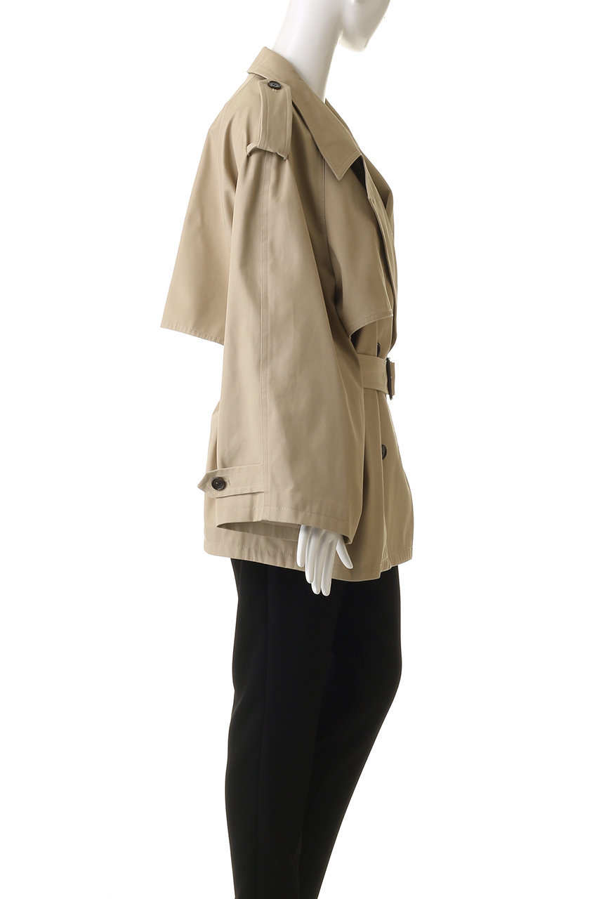 CLANE(クラネ)｜OVER SHORT TRENCH COAT コート/BEIGE の通販