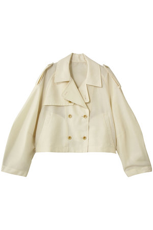 クラネ/CLANEのSHEER SHORT TRENCH JACKET ブルゾン(110800/110801)