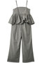 PEPLUM LAYERED ALL IN ONE オールインワン クラネ/CLANE GRAY