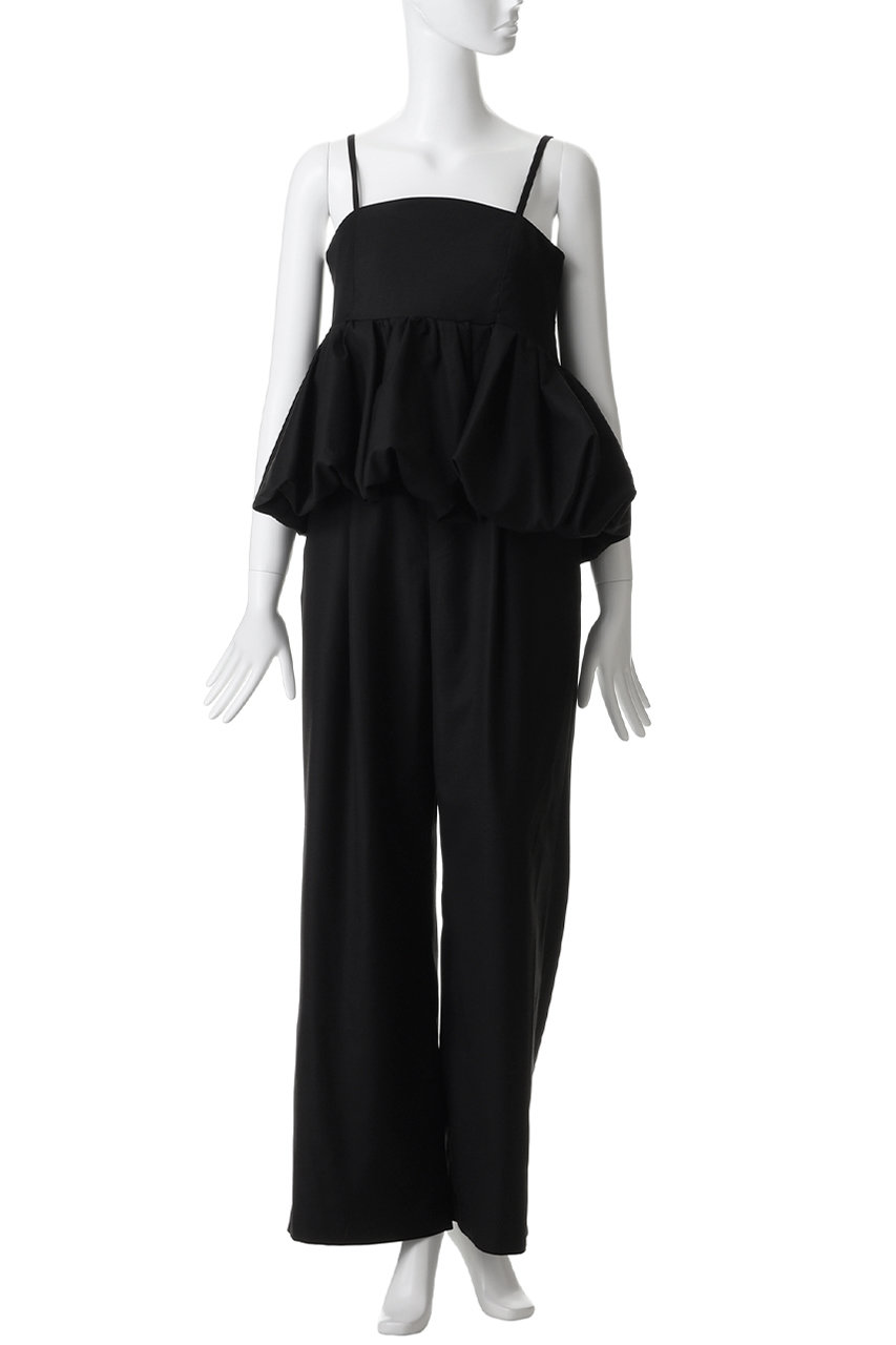 CLANE(クラネ)｜PEPLUM LAYERED ALL IN ONE オールインワン/GRAY の