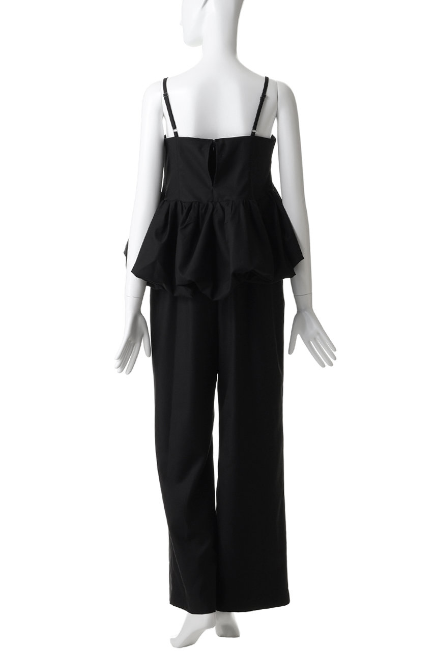 CLANE(クラネ)｜PEPLUM LAYERED ALL IN ONE オールインワン/GRAY の