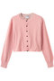 W LAYERED KNIT CARDIGAN ニット/セーター クラネ/CLANE PINK