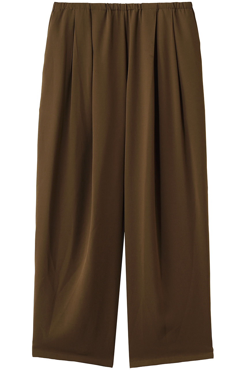 クラネ/CLANEのDRAWSTRING LOOSE TUCK PANTS(BROWN/10110-7283)