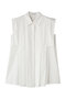 PANEL PLEAT WAIST SHAPE SHIRTS クラネ/CLANE WHITE