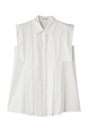 クラネ/CLANEのPANEL PLEAT WAIST SHAPE SHIRTS(110400/110401)