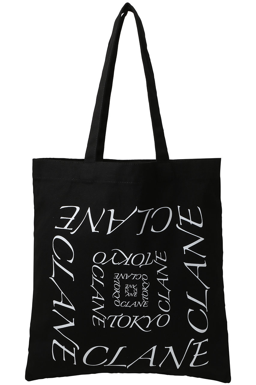 クラネ/CLANEのGRAPHIC TOTE BAG(BLACK/10116-8733)