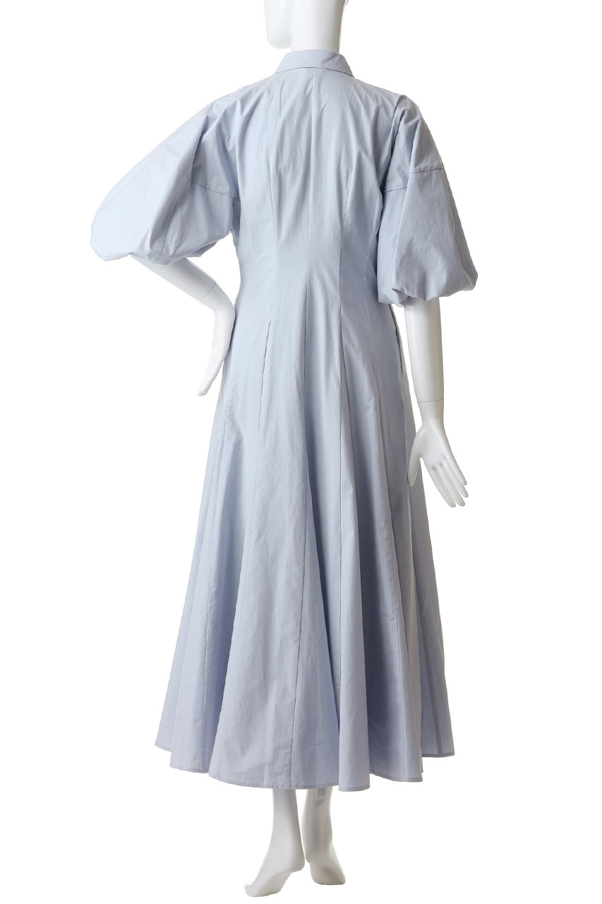 CLANE(クラネ)｜FORM SLEEVE PANEL LINE SHIRT ONEPIECE/SAX の通販