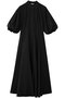 FORM SLEEVE PANEL LINE SHIRT ONEPIECE クラネ/CLANE BLACK