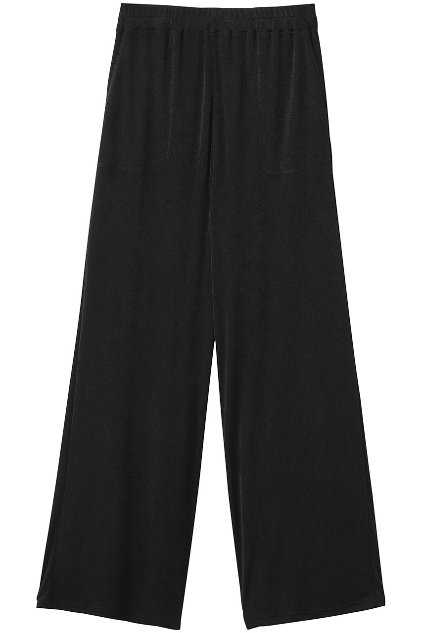 クラネ/CLANEのBRIGHT JERSEY PANTS(BLACK/10110-7203)