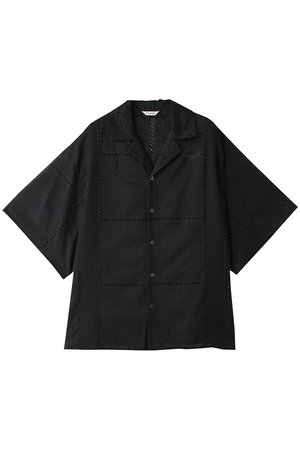 クラネ/CLANEのEMBROIDERY LACE BOX SHIRTS(110400/110402)
