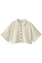 CRISP CROPPED POLO TOPS クラネ/CLANE IVORY