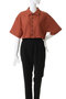 CRISP CROPPED POLO TOPS クラネ/CLANE