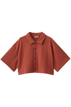 クラネ/CLANEのCRISP CROPPED POLO TOPS(110300/110301)