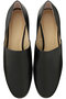 SIDE CUT STACKED FLAT SHOES クラネ/CLANE BLACK