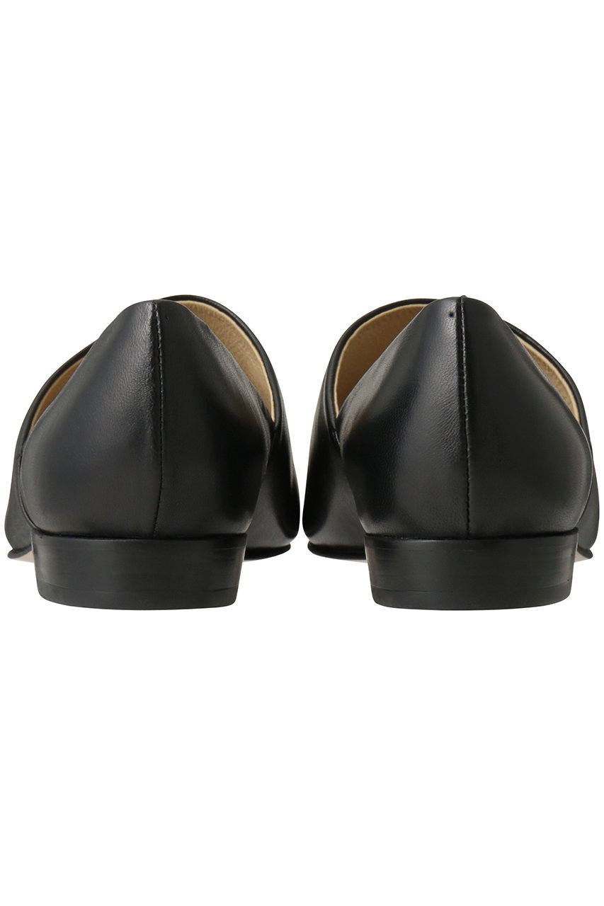 CLANE(クラネ)｜SIDE CUT STACKED FLAT SHOES/BLACK の通販｜ELLESHOP