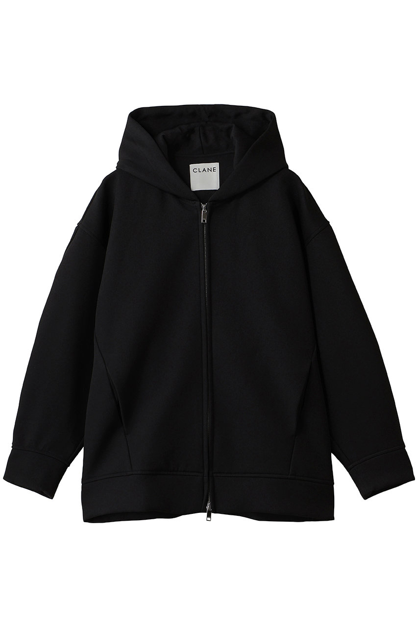 CLANE CONSTRUCTIVE BONDING HOODIE (BLACK, 2) クラネ ELLE SHOP