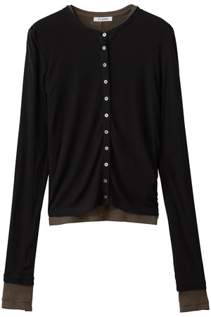 クラネ/CLANEのSOFT SHEER LAYERED TOPS(110300/110301)
